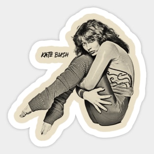 Retro Kate Bush Sticker